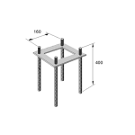Forankringsramme c/c 160 (for alle ladesøyler)